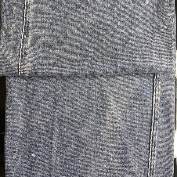 Free People WM Denim High-Waist Wide Jeans Blue - Picture 7 of 9